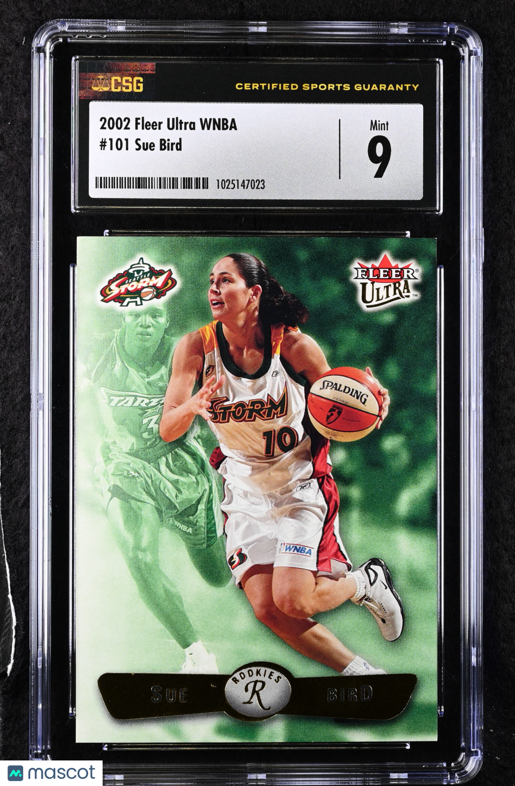 2002 Fleer Ultra WNBA Sue Bird Rookie #101 CGC 9 Storm