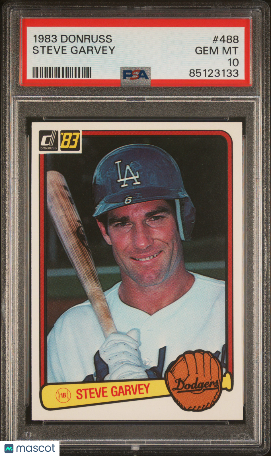 1983 Donruss Steve Garvey #488 PSA 10 GEM MINT Los Angeles Dodgers