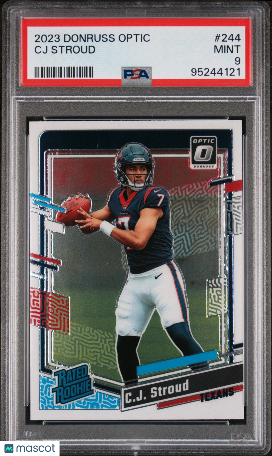 2023 Panini Donruss Optic CJ Stroud #244 PSA 9