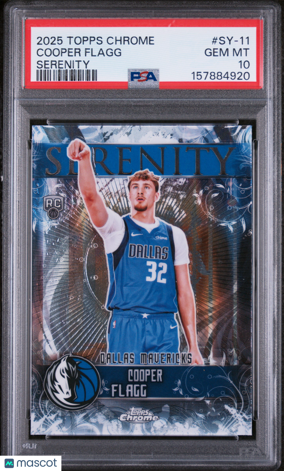 2025 Topps Chrome Serenity Cooper Flagg #SY-11 PSA 10