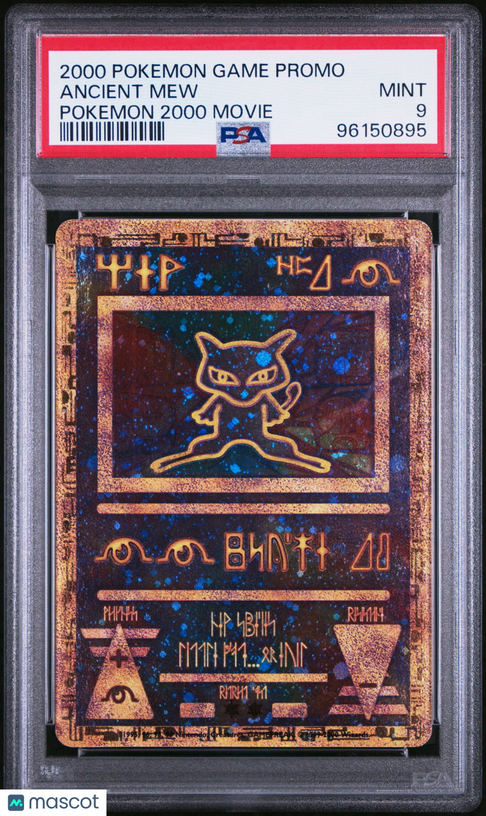 2000 Pokemon Game Movie Ancient Mew Pokemon 2000 Movie PSA 9