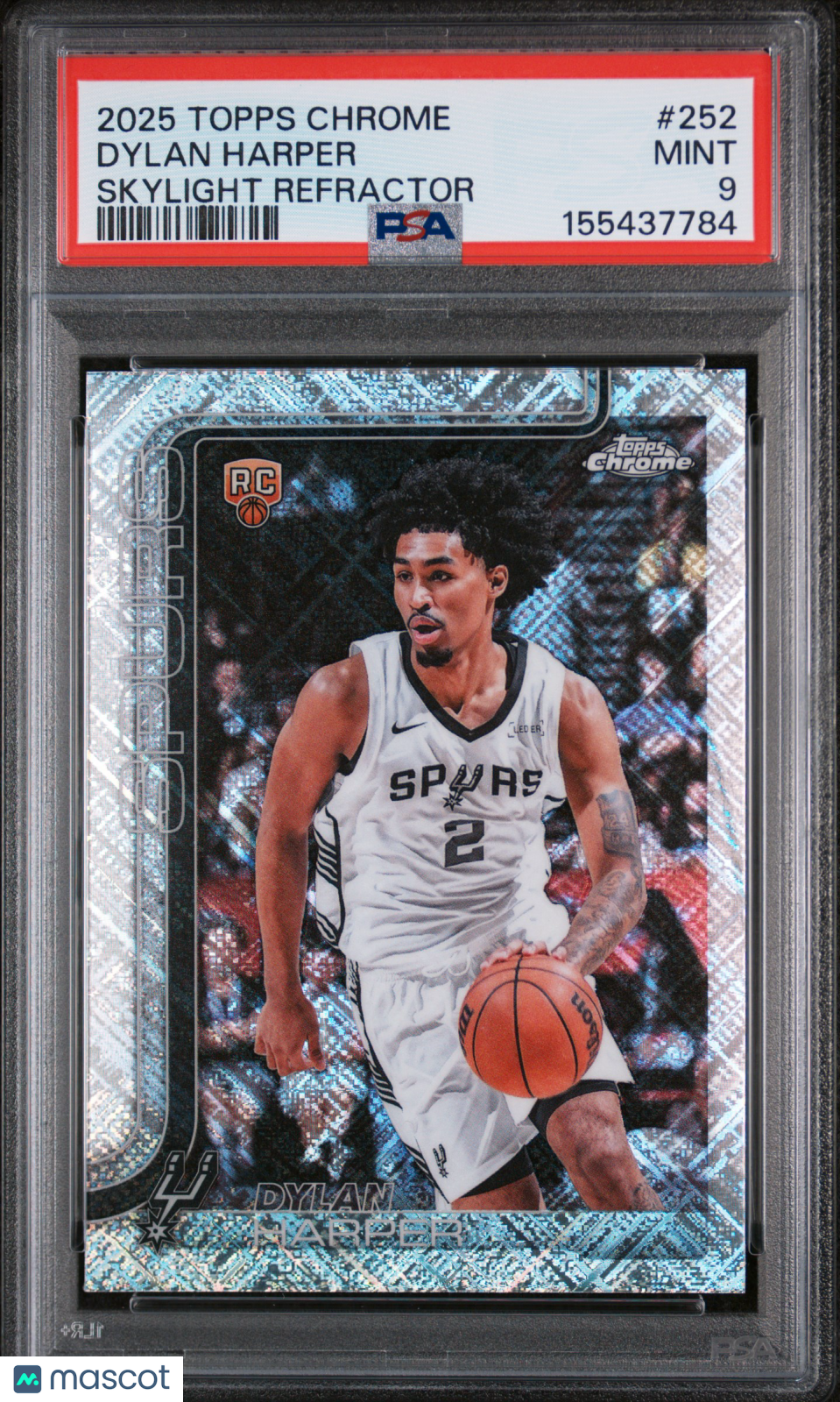 2025 Topps Chrome Dylan Harper Skylight Refractor #252 PSA 9