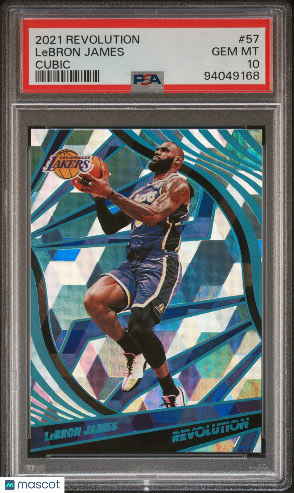 2021 Panini Revolution LeBron James Cubic #57 PSA 10