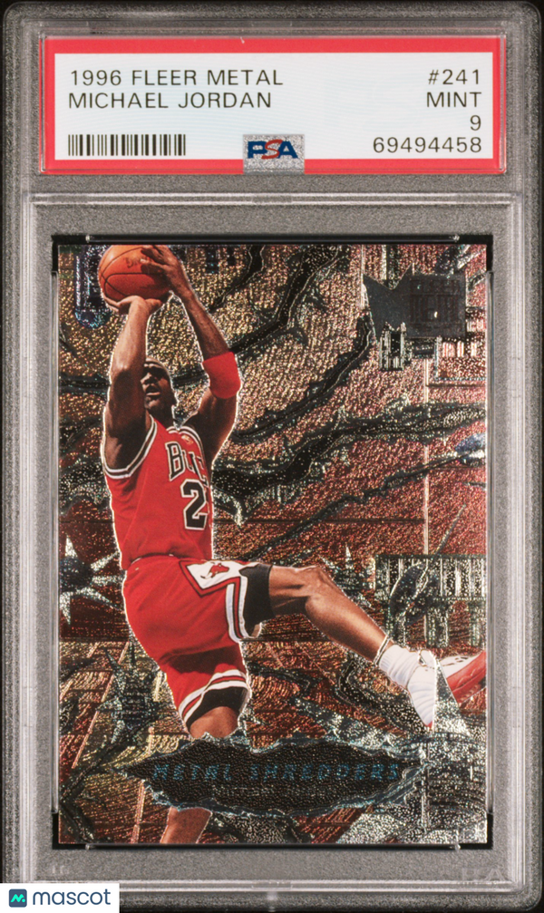1996 Metal Michael Jordan #241 PSA 9 Basketball