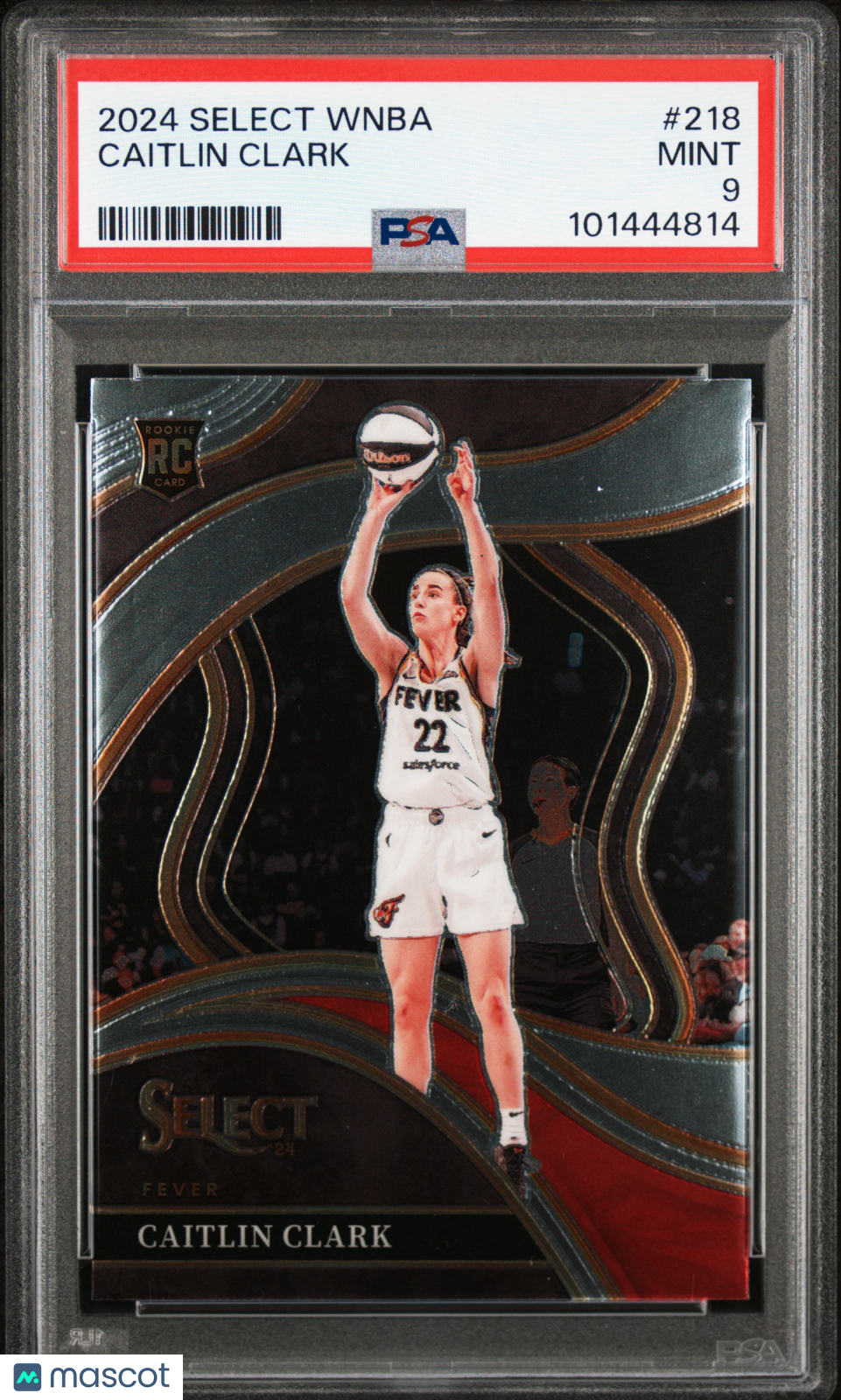 2024 Panini Select WNBA Caitlin Clark #218 PSA 9 MINT Indiana Fever