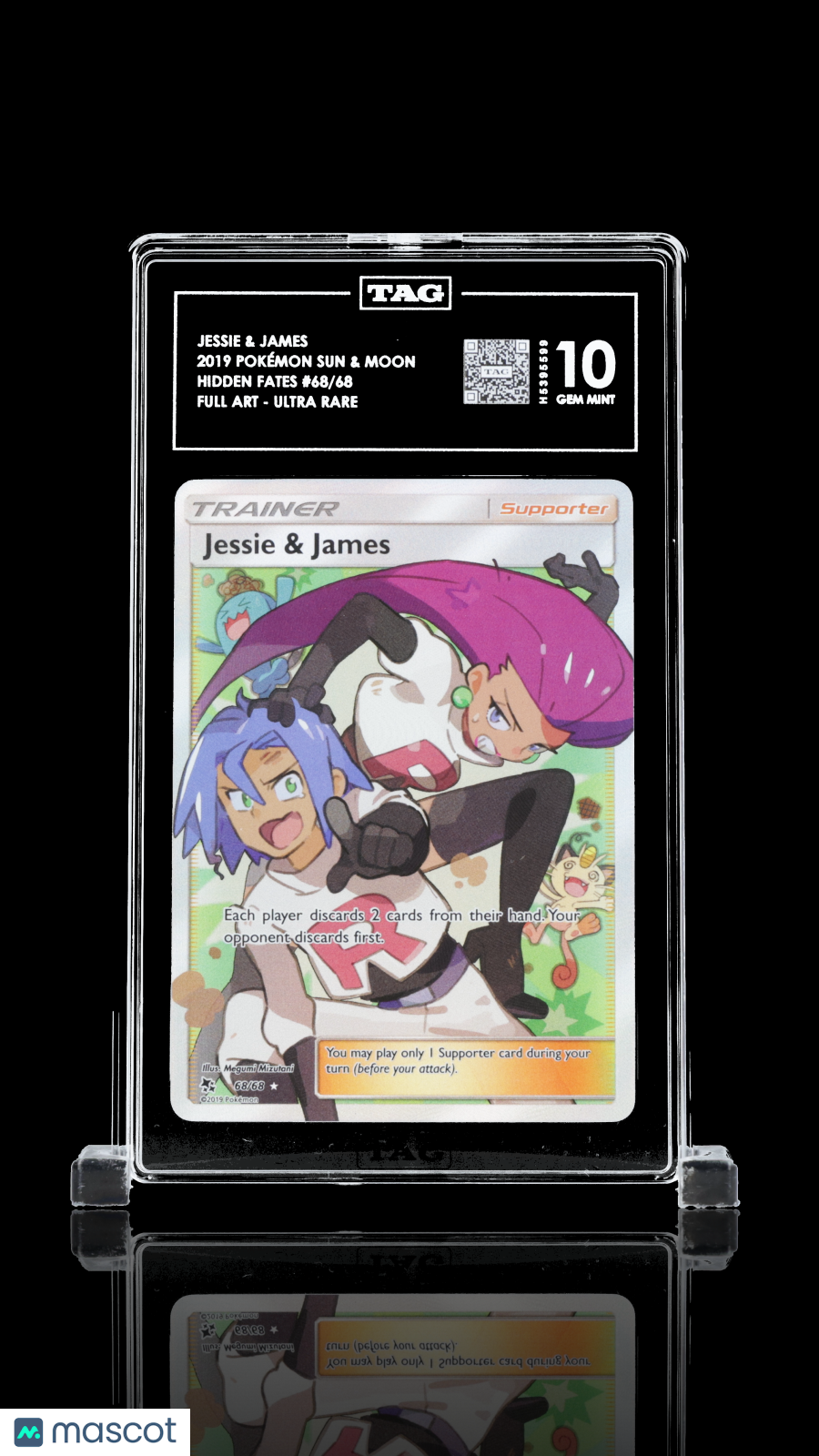 2019 Pokemon Sun & Moon Jessie & James #68/68 TAG 10