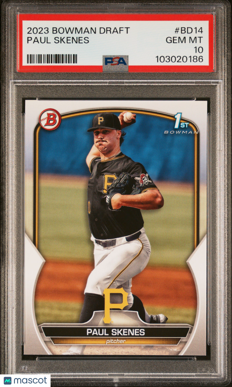 2023 Bowman Draft Paul Skenes #BD14 PSA 10