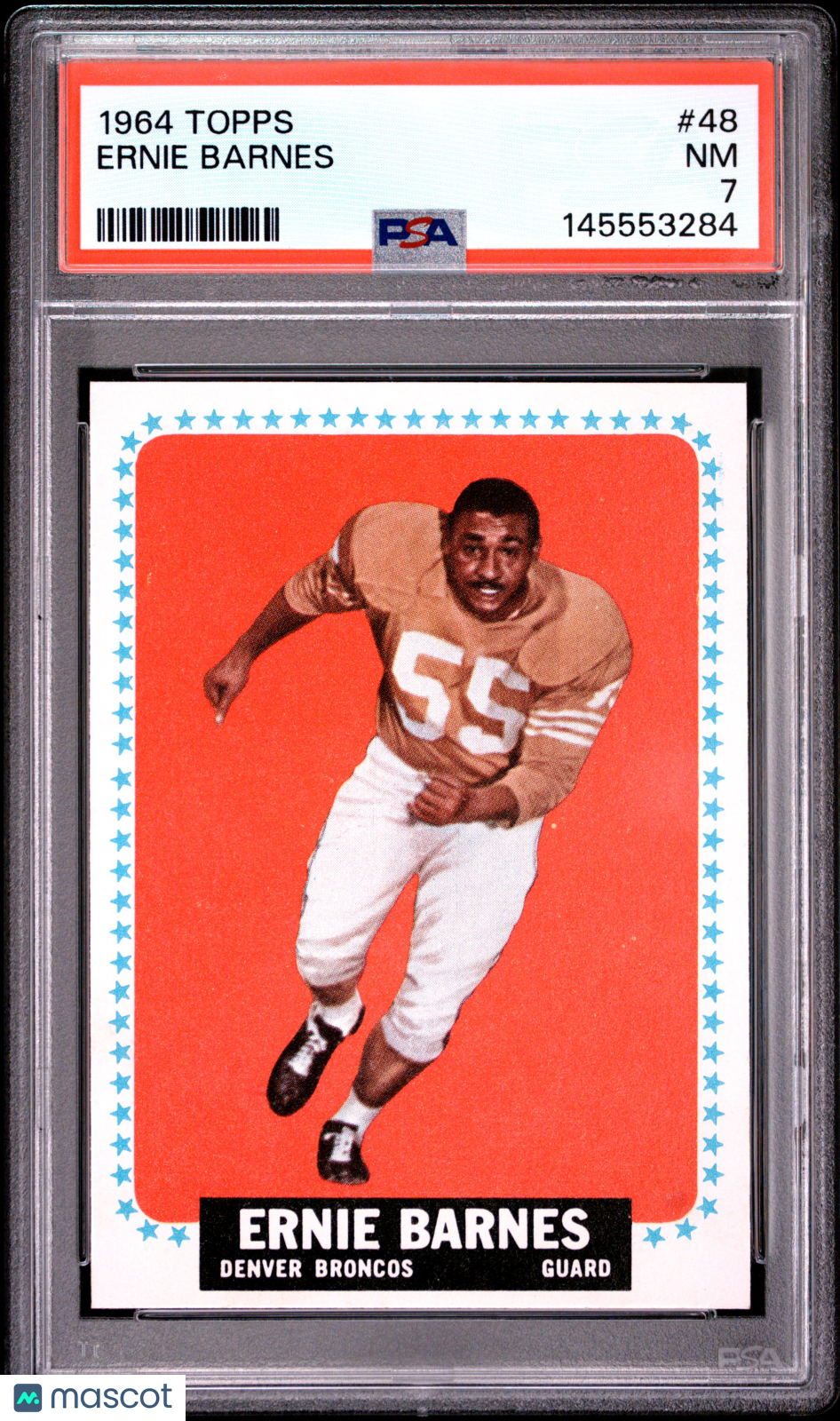 1964 Topps Ernie Barnes #48 PSA 7