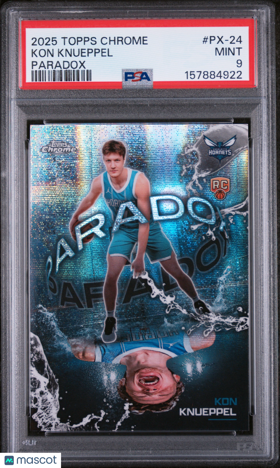 2025 Topps Chrome Paradox Kon Knueppel #PX-24 PSA 9