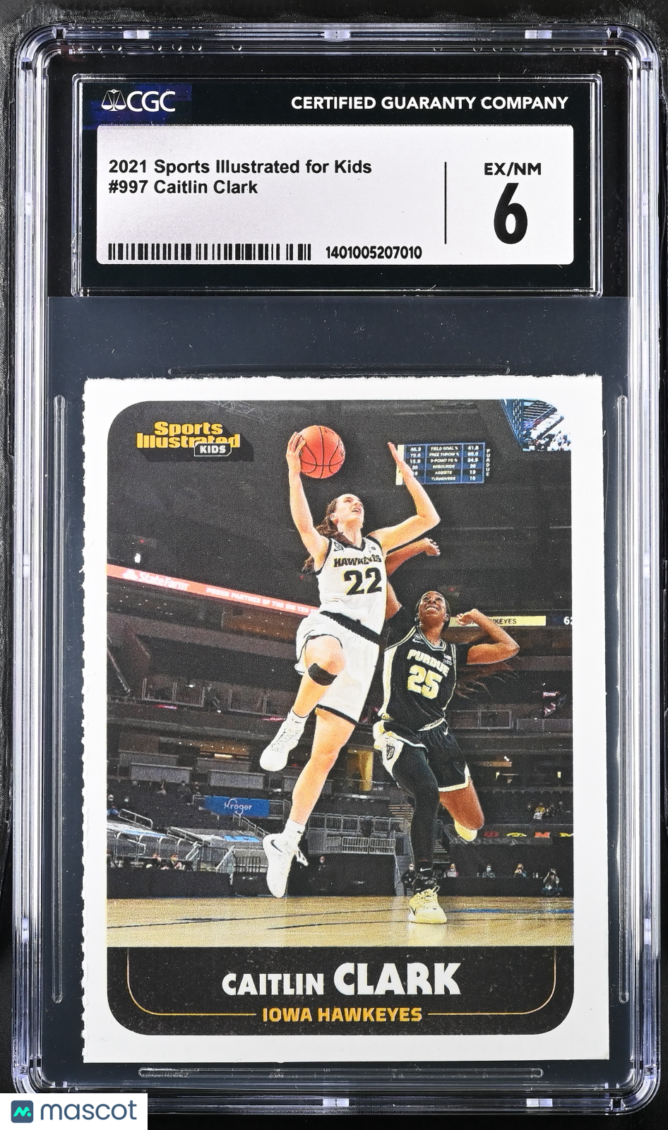 2021 Sports Illustrated For Kids Caitlin Clark Rookie #997 CGC 6
