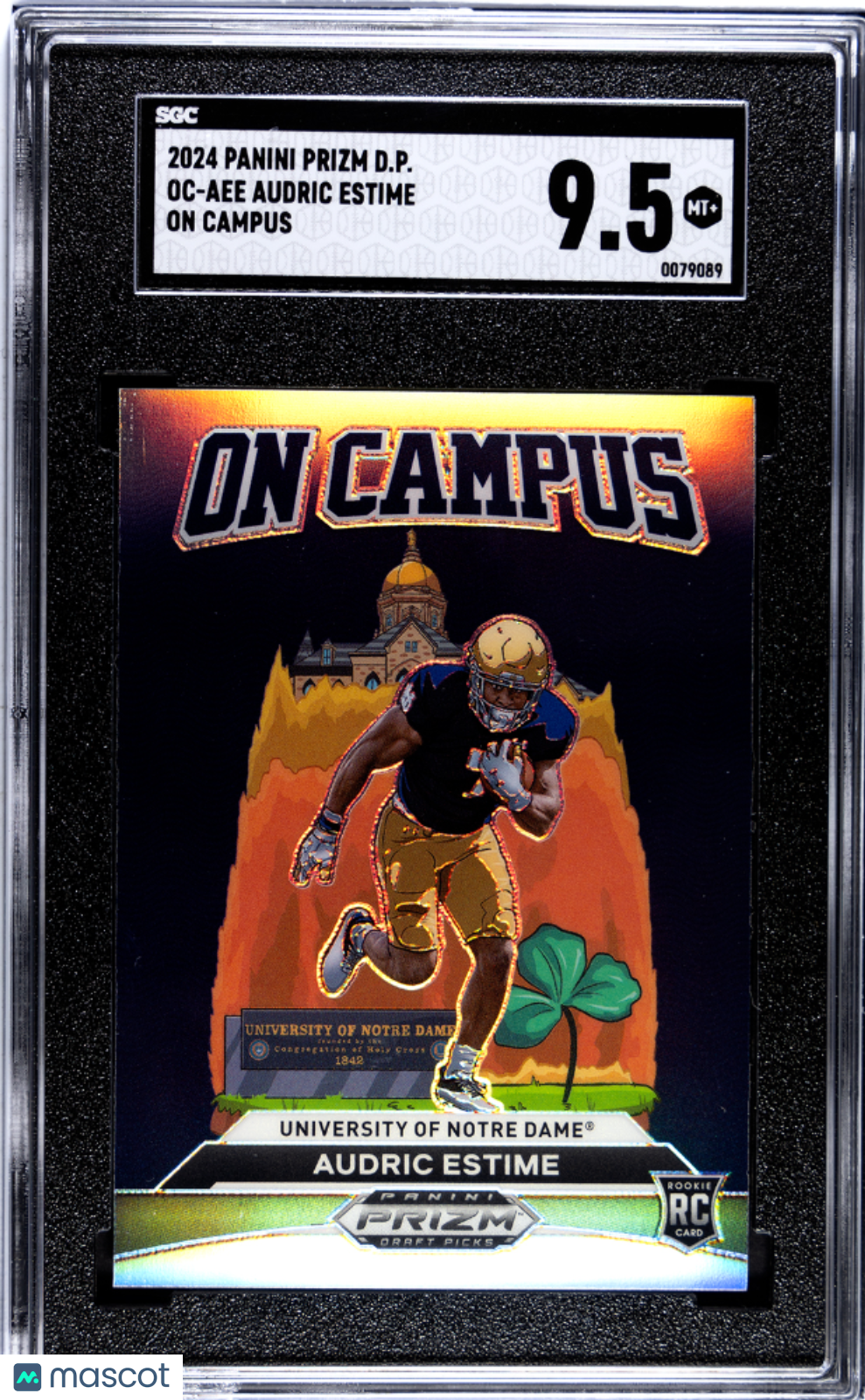 2024 Panini Prizm Draft Picks Audric Estime On Campus #OC-AEE SGC 9.5