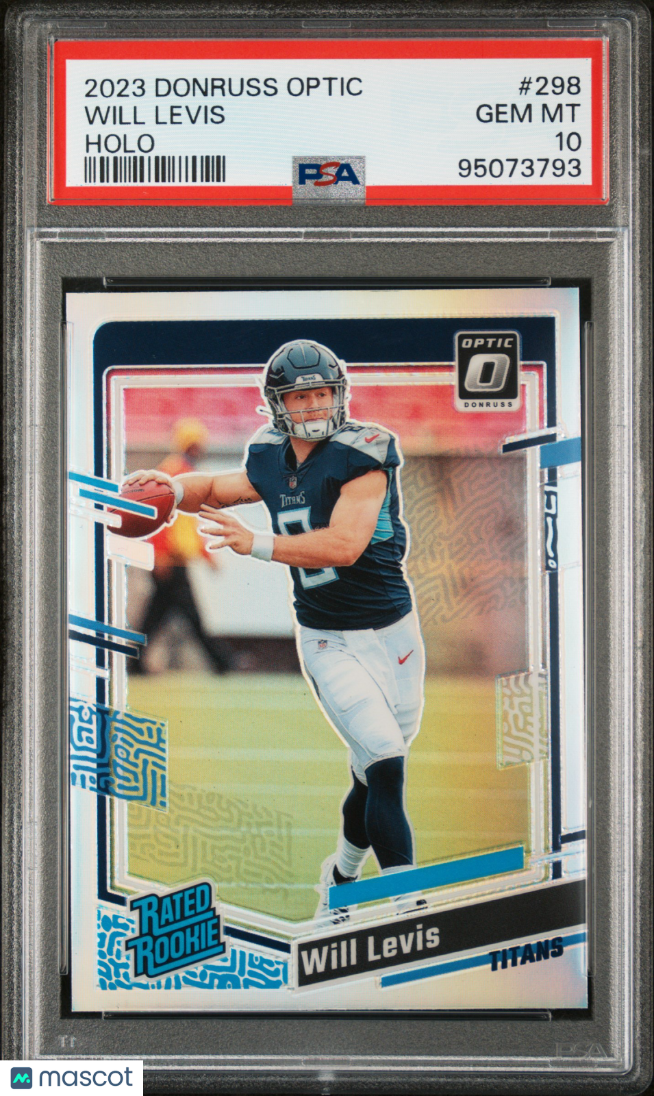 2023 Panini Donruss Optic Will Levis Holo #298 PSA 10