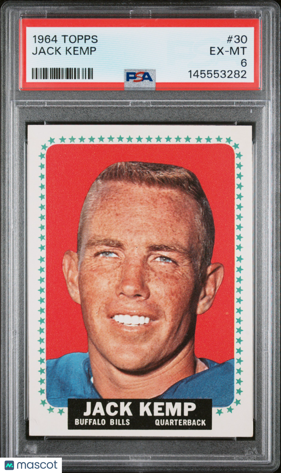 1964 Topps Jack Kemp #30 PSA 6