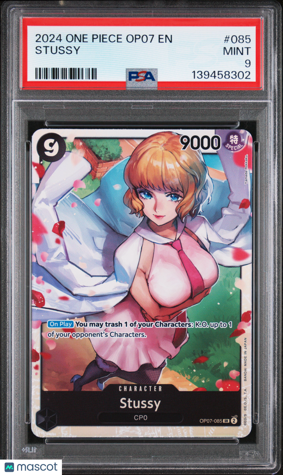 2024 One Piece 500 Years In The Future Stussy #085 PSA 9 MINT
