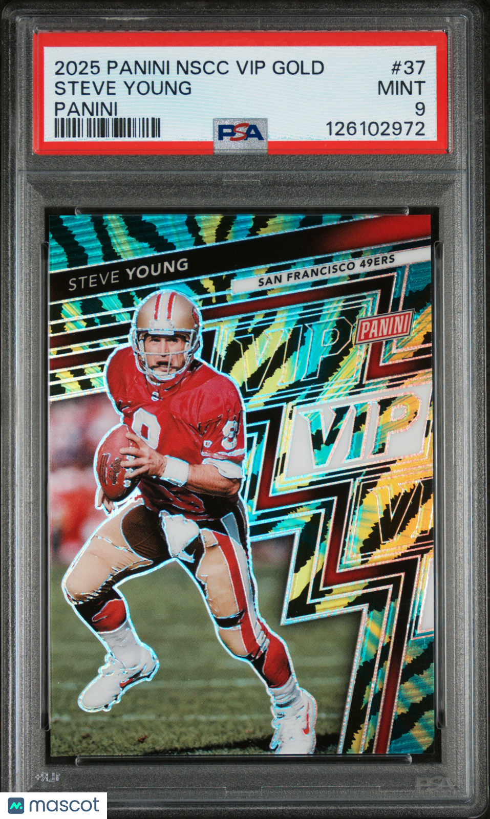 2025 Panini National Sports Collectors Convention Vip Gold Steve Young #37 PSA 9