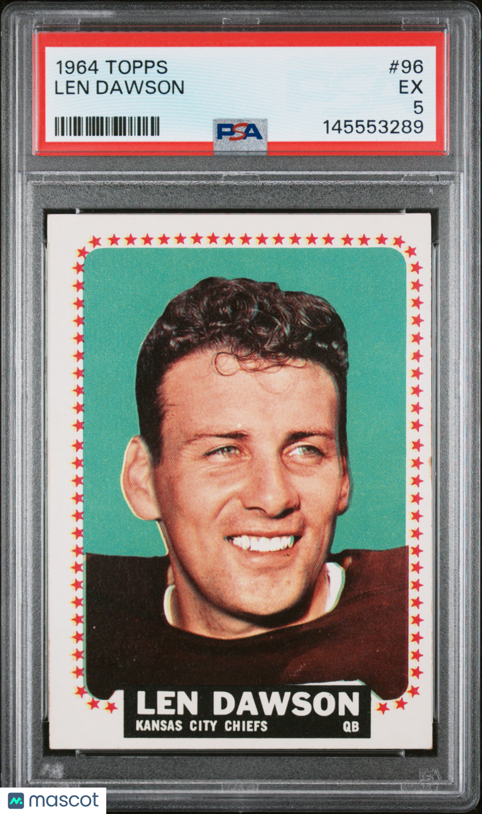 1964 Topps Len Dawson #96 PSA 5