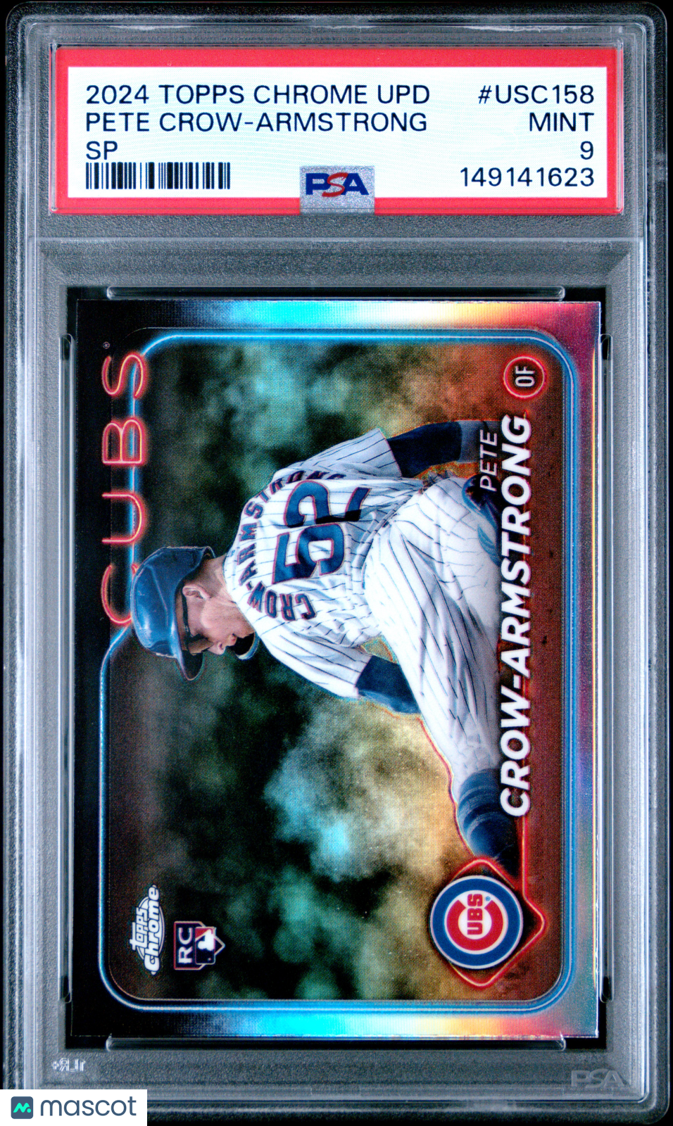 2024 Topps Chrome Update Pete Crow-Armstrong SP #USC158 PSA 9