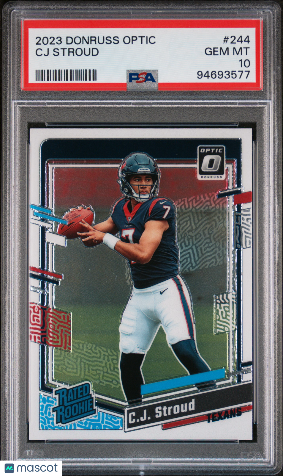 2023 Panini Donruss Optic CJ Stroud #244 PSA 10