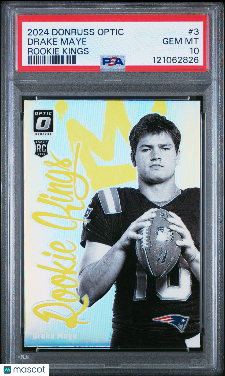 2024 Panini Donruss Optic Rookie Kings Drake Maye #3 PSA 10