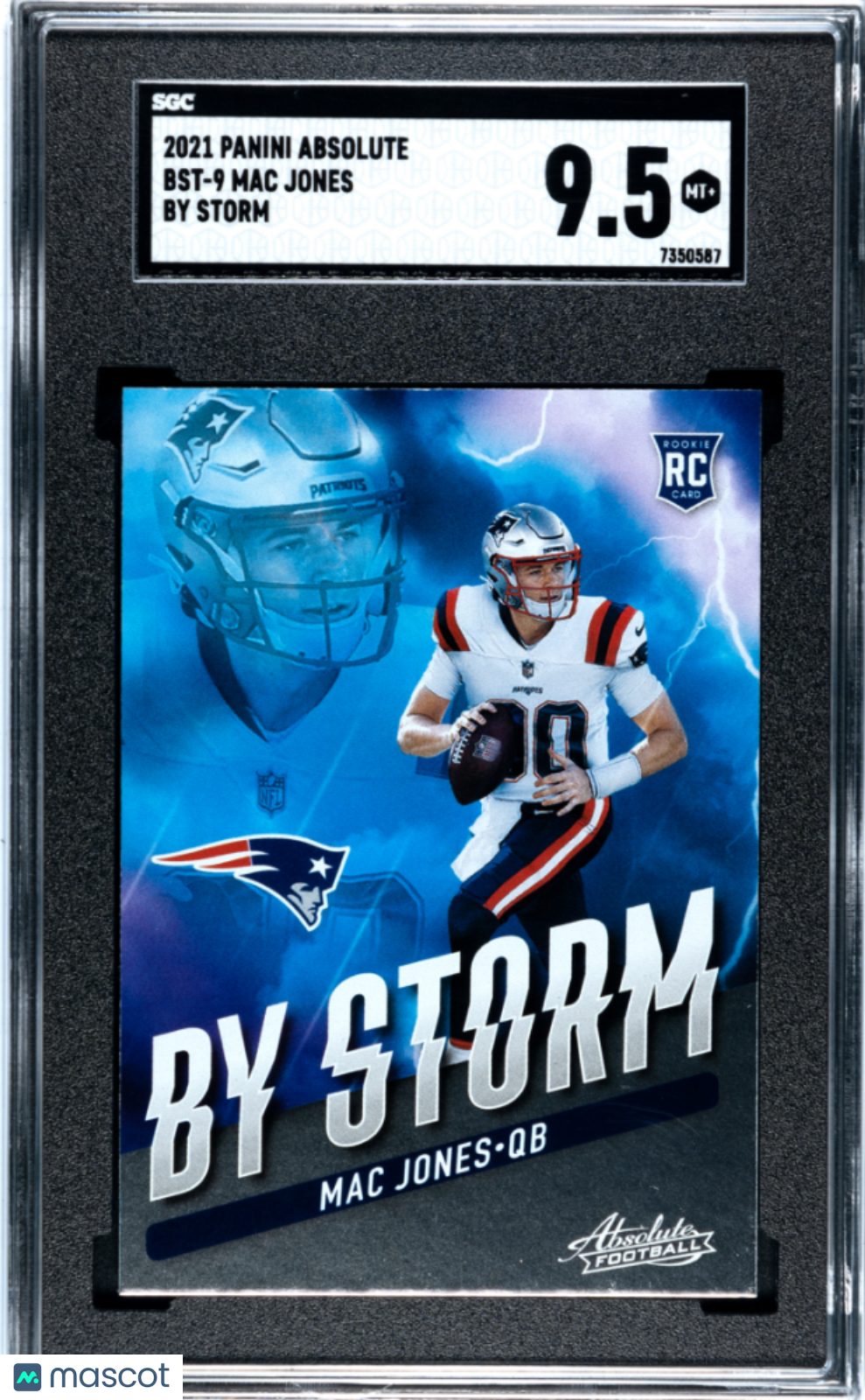 2021 Panini Absolute Mac Jones By Storm #BST-9 SGC 9.5