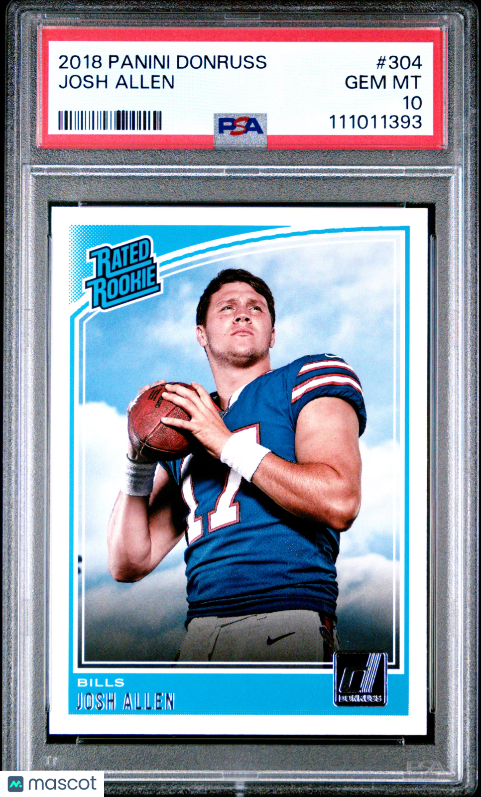2018 Panini Donruss Josh Allen #304 PSA 10