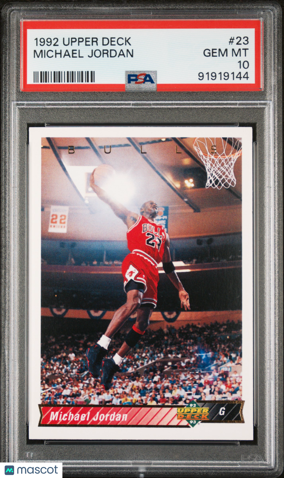 1992 Upper Deck Michael Jordan #23 PSA 10 GEM MINT Chicago Bulls