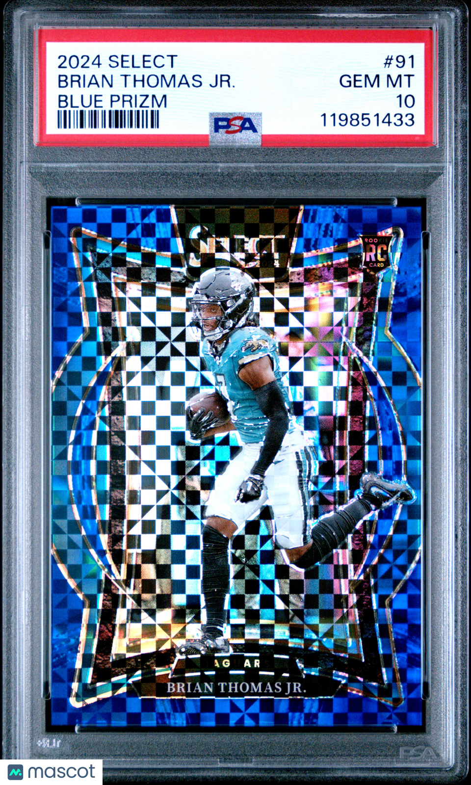 2024 Panini Select Brian Thomas JR. Blue Prizm #91 PSA 10 /249