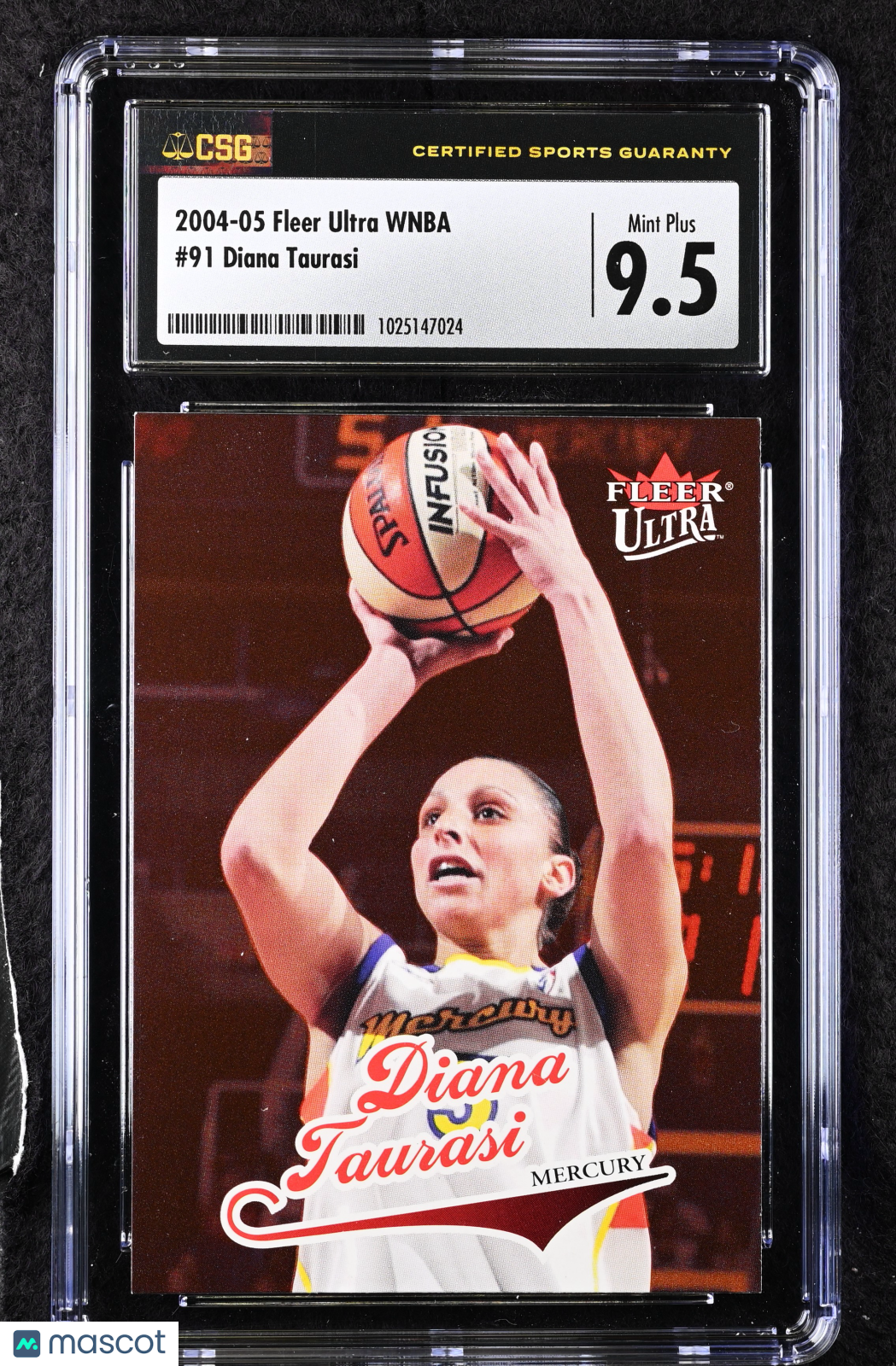 2004-05 Fleer Ultra WNBA Diana Taurasi #91 CGC 9.5 Mint Plus Phoenix Mercury