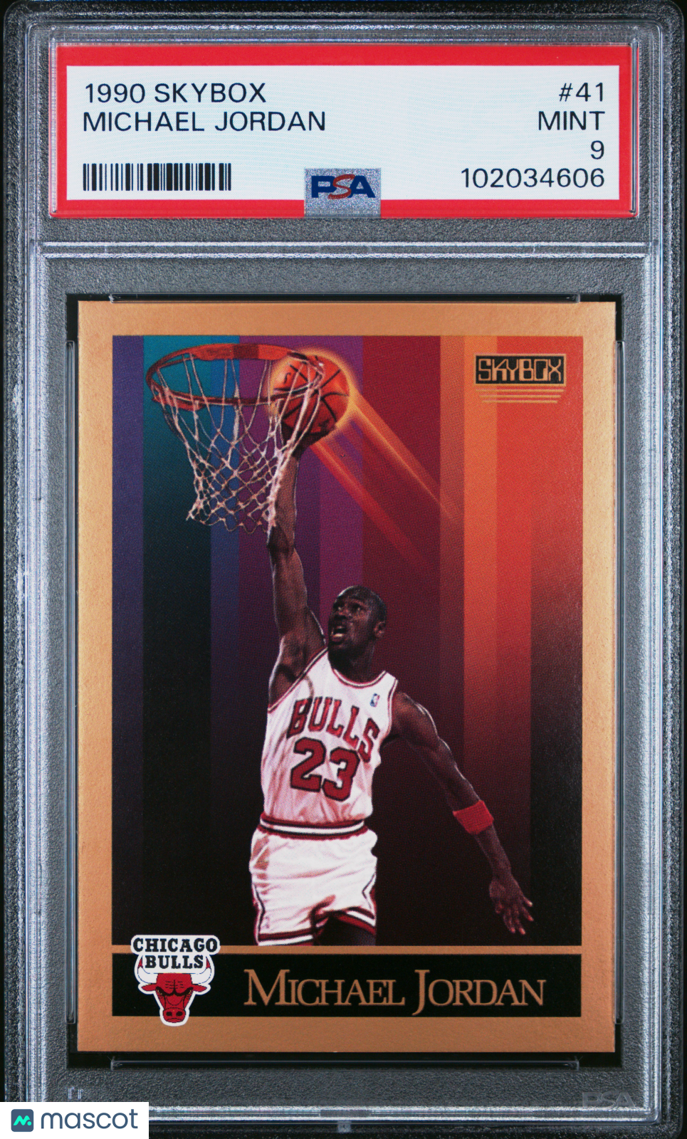 1990 Skybox Michael Jordan #41 PSA 9
