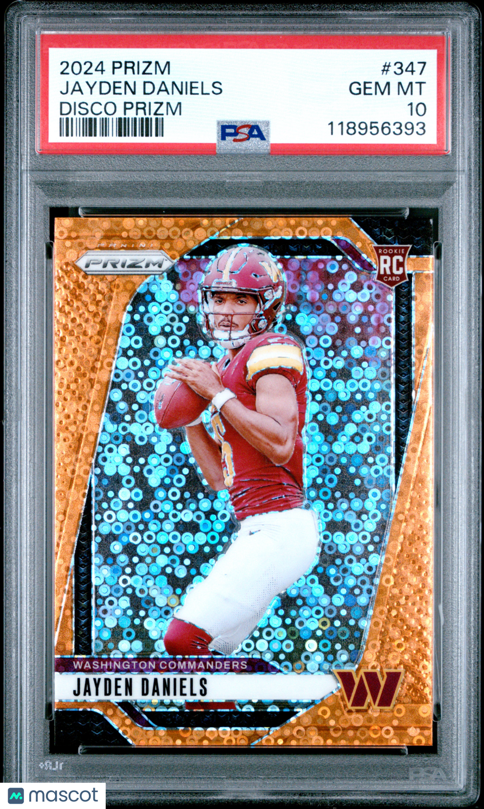 2024 Panini Prizm Jayden Daniels Disco #347 PSA 10