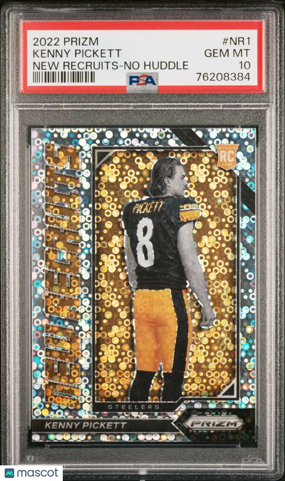 2022 Panini Prizm New Recruits Kenny Pickett No Huddle #NR1 PSA 10