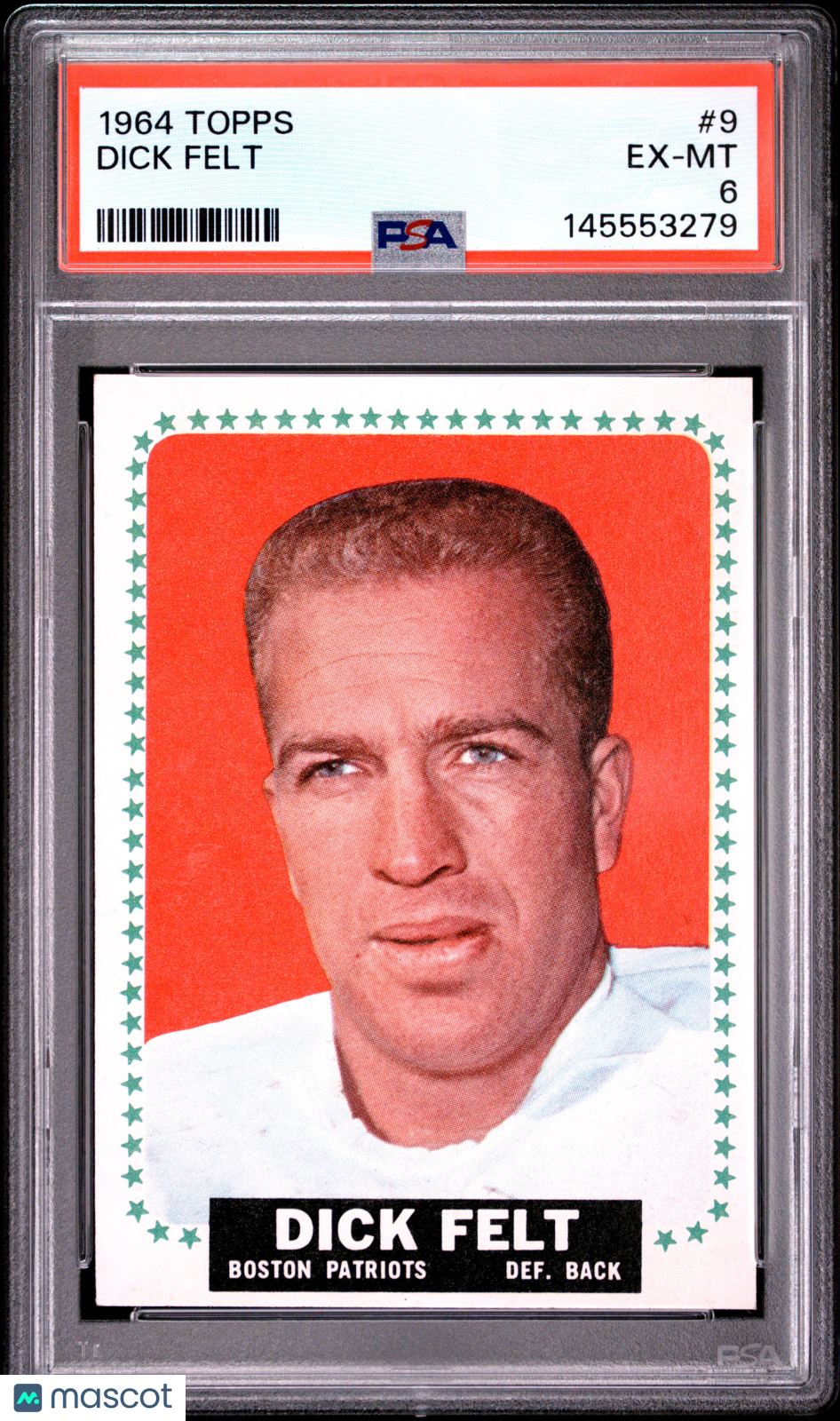 1964 Topps Dick Felt #9 PSA 6