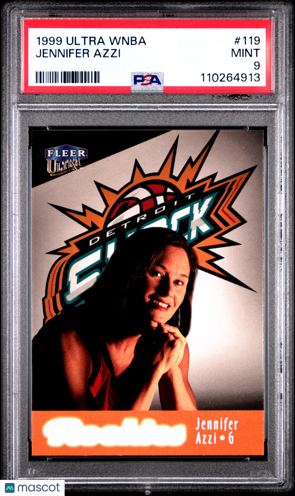 1999 Ultra WNBA Jennifer Azzi #119 PSA 9