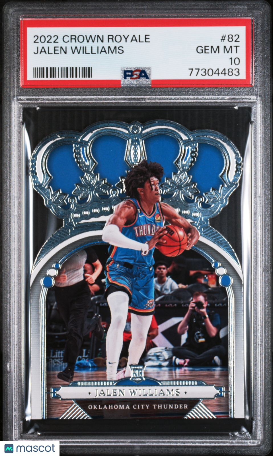 2022 Panini Crown Royale Jalen Williams Rookie #82 PSA 10 GEM MINT