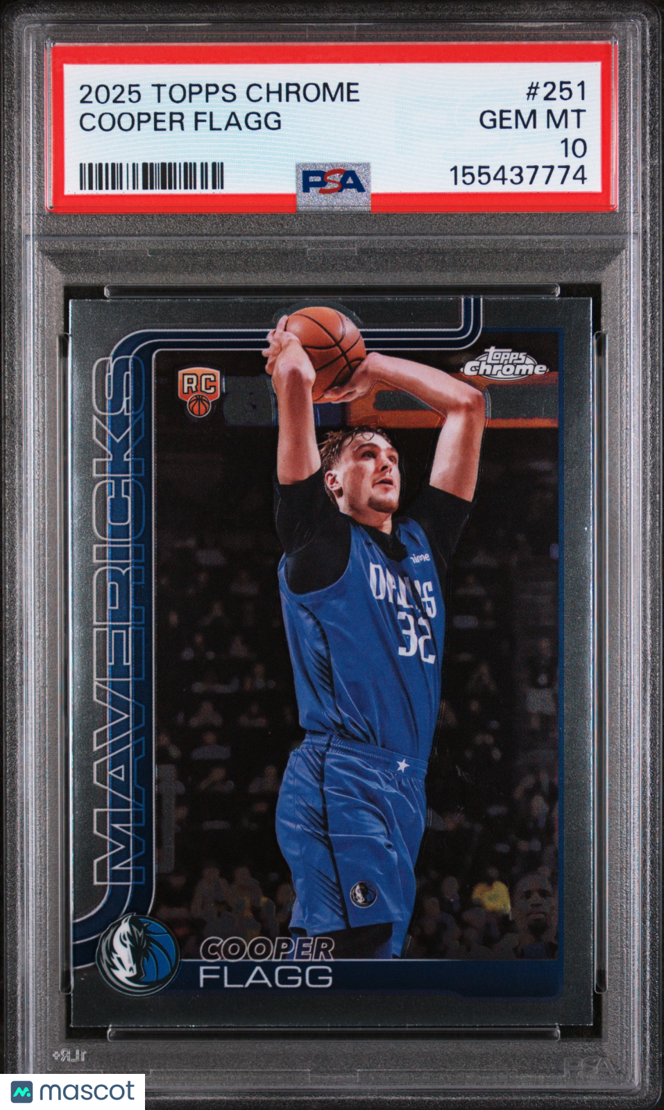 2025 Topps Chrome Cooper Flagg #251 PSA 10