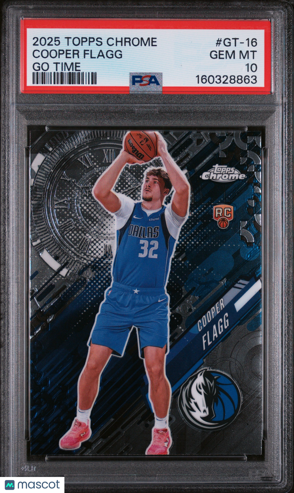 2025 Topps Chrome Go Time Cooper Flagg #GT-16 PSA 10