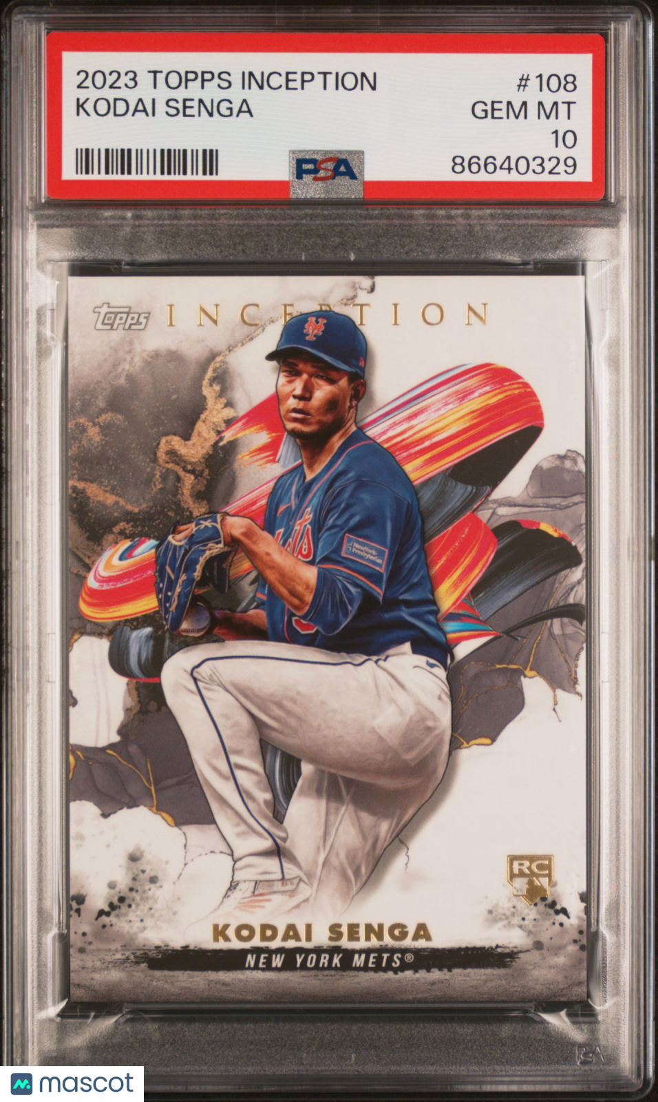 2023 Topps Inception Kodai Senga #108 PSA 10