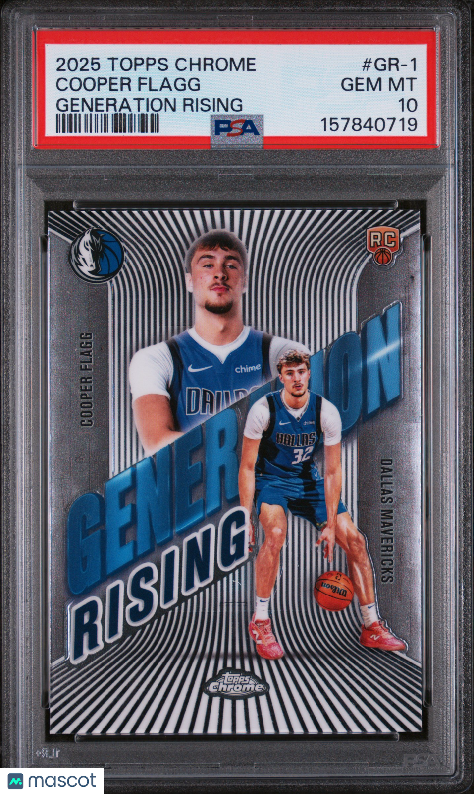2025 Topps Chrome Generation Rising Cooper Flagg #GR-1 PSA 10