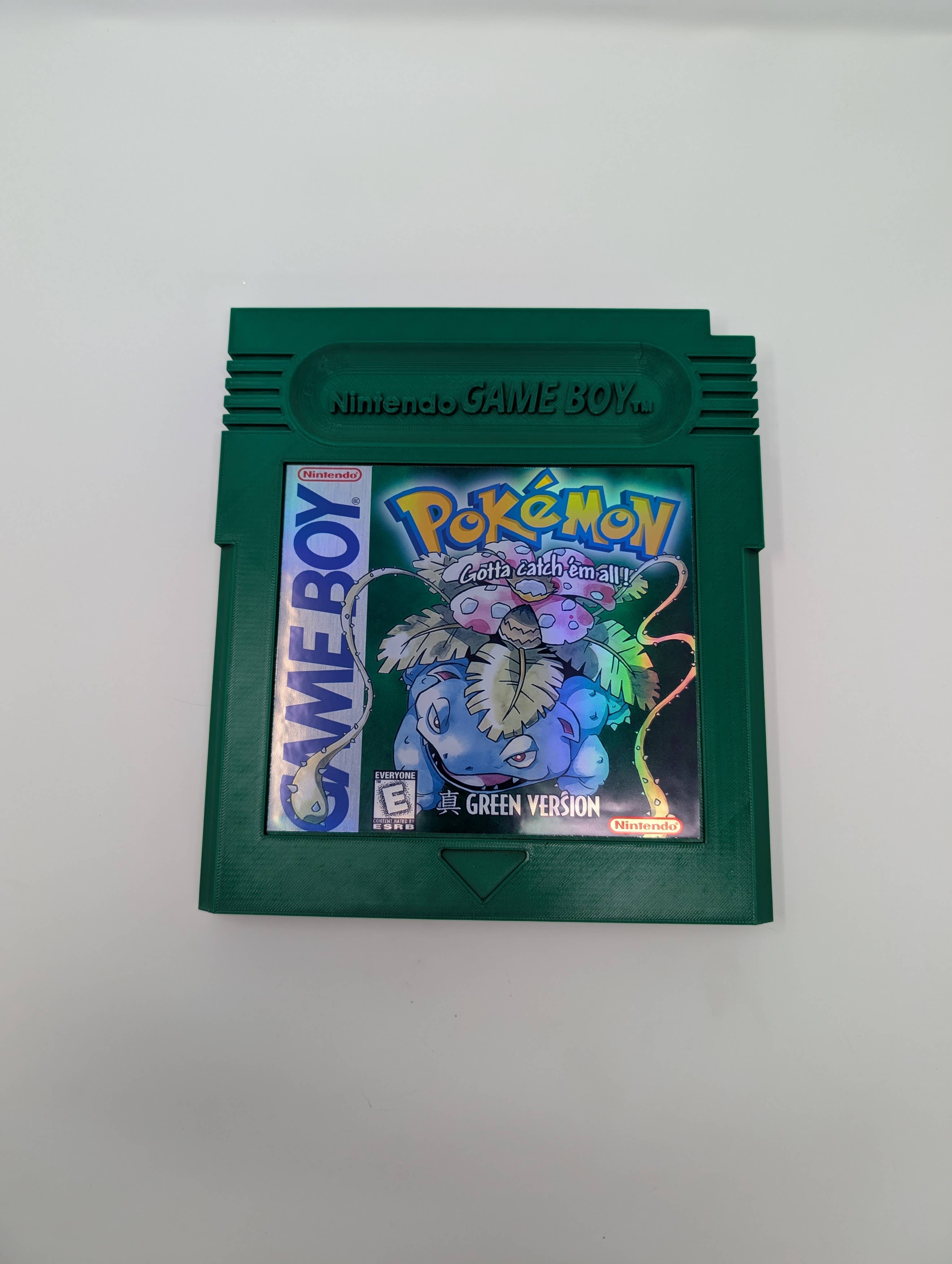 Green - Pokemon Nintendo Game Cartridge Retro Wall Display - Pokemon