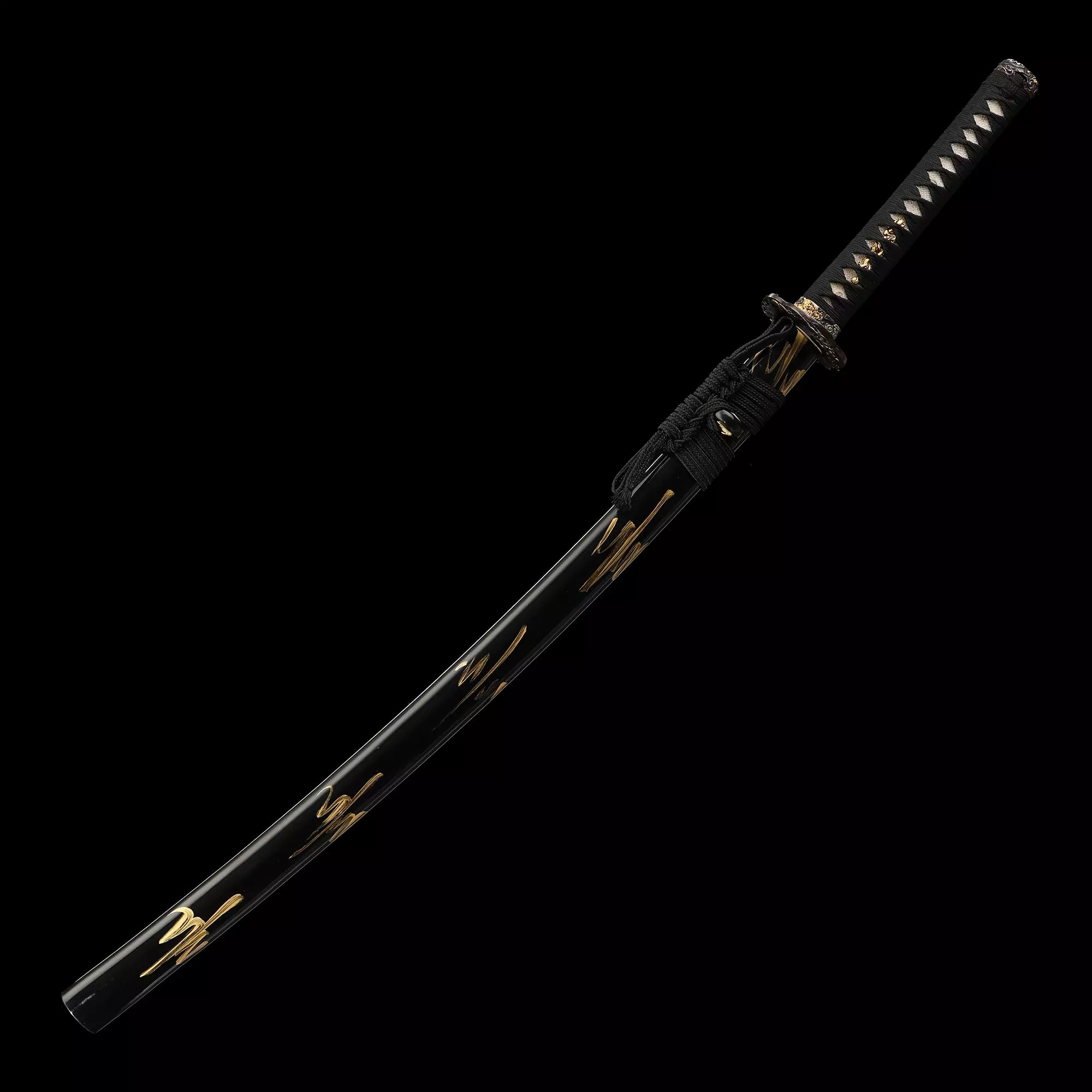 Handmade Premium Japanese Katana Sword Clay Tempered