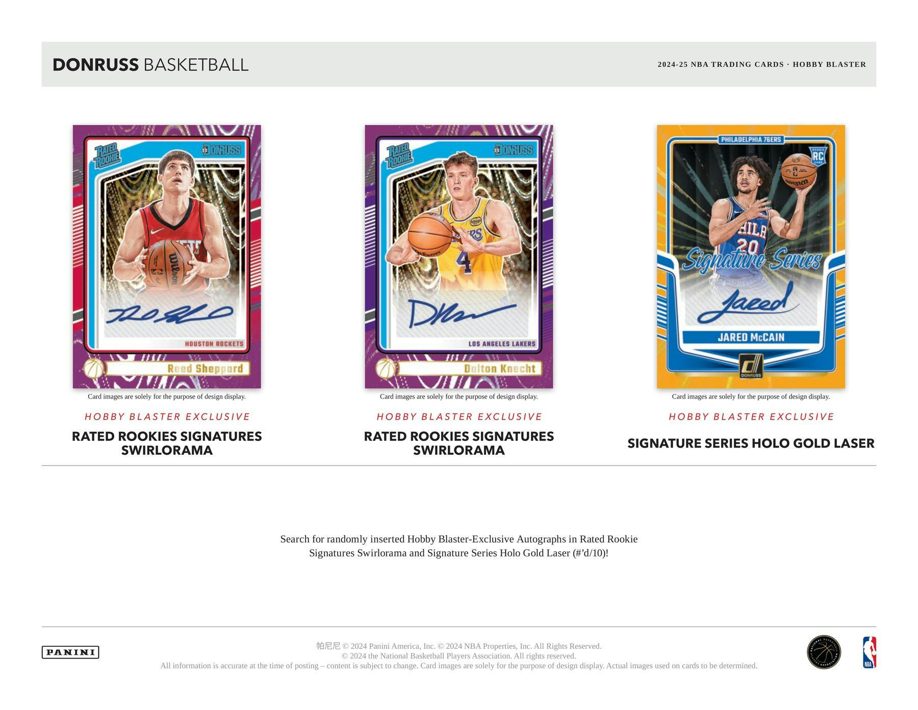Hobby 2024/25 Panini Donruss Basketball Hobby Blaster Box (12 Inserts/Parallels) - NBA Blaster