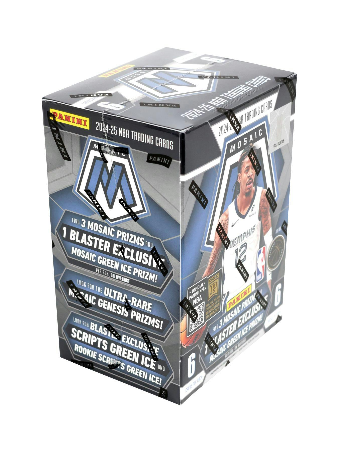 2024/25 Panini Mosaic Basketball Hobby Blaster Box (Green Ice Prizm) - NBA Hobby Box
