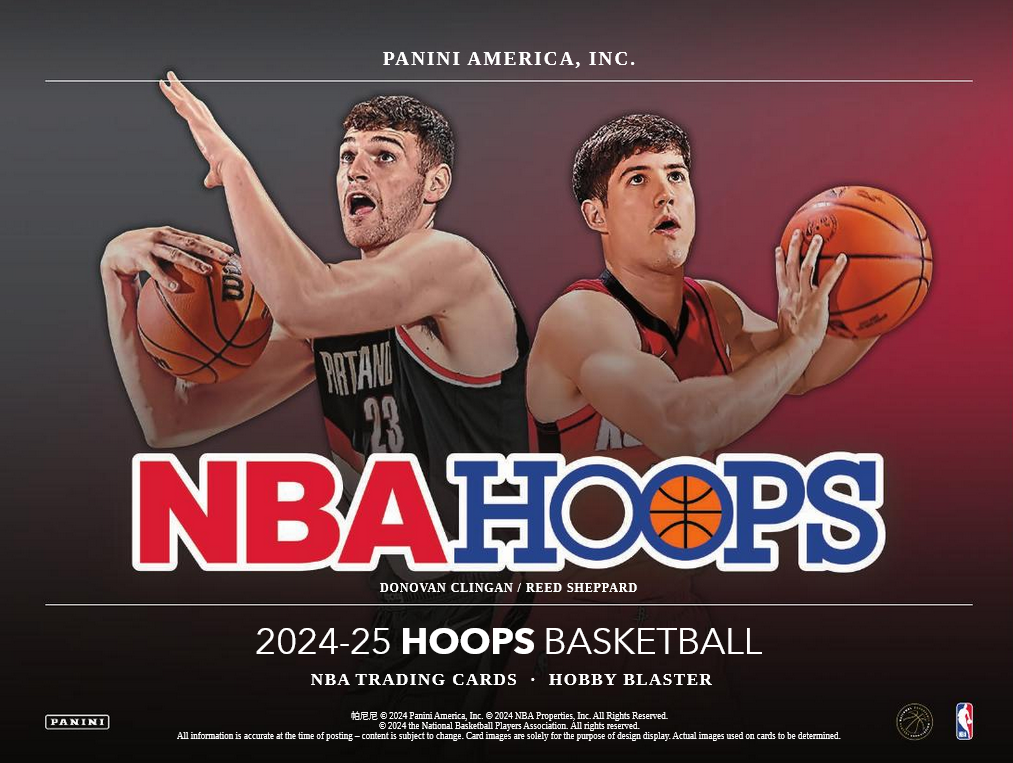 Hobby 2024/25 Panini NBA Hoops Basketball Blaster Box (Scope Parallels Plus 6 Opti-Chrome Premium Cards) - NBA Blaster
