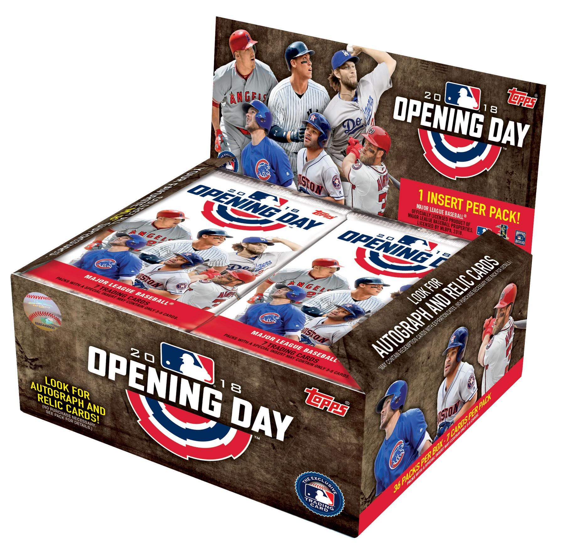 HOT! 2018 Topps Opening Day Baseball Hobby Box (Ohtani RC?) - MLB Blaster Box