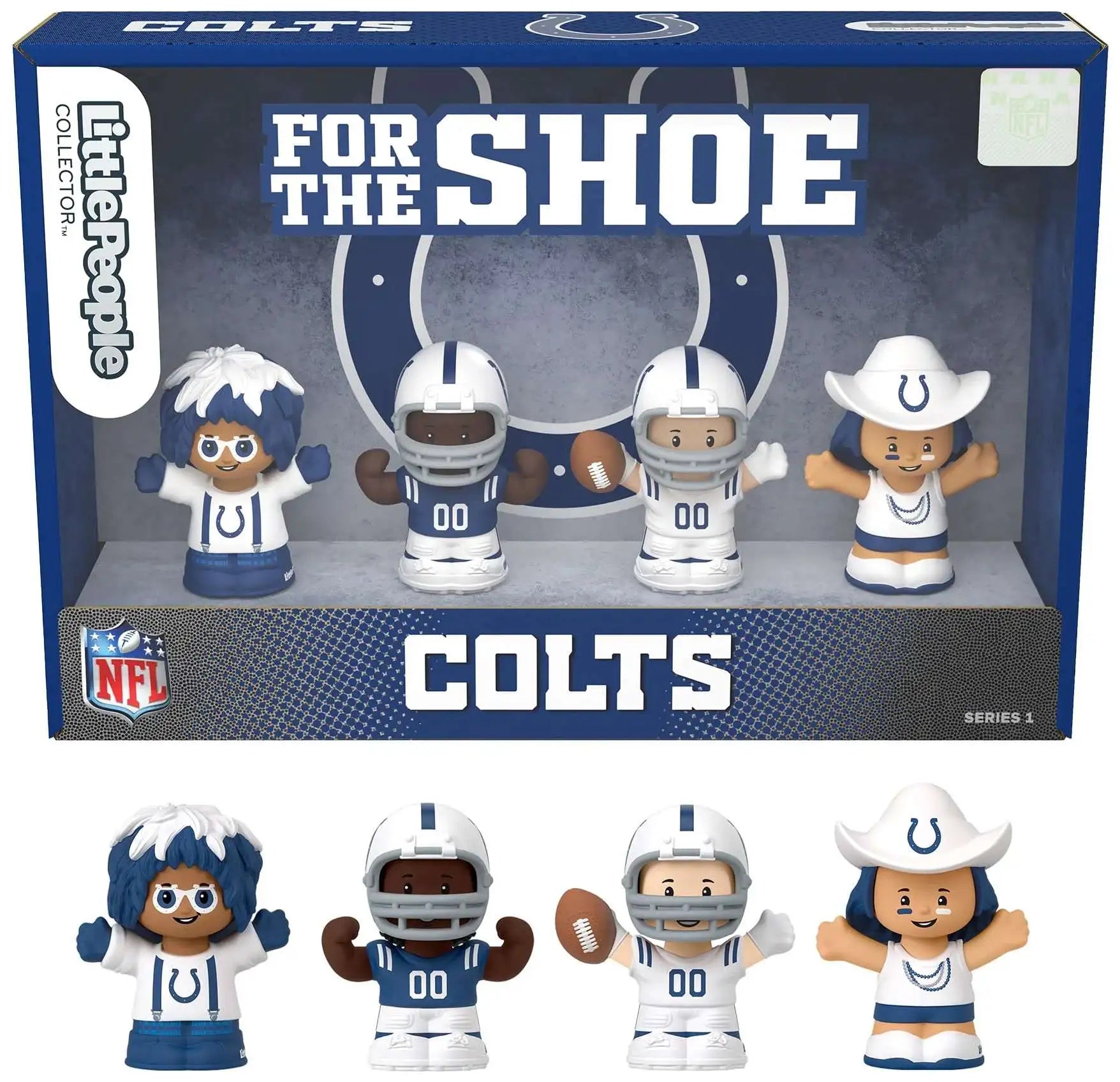 Indianapolis Colts Fisher-Price Little People 4-Pack NFL Figures Collector Set - NFL Little People