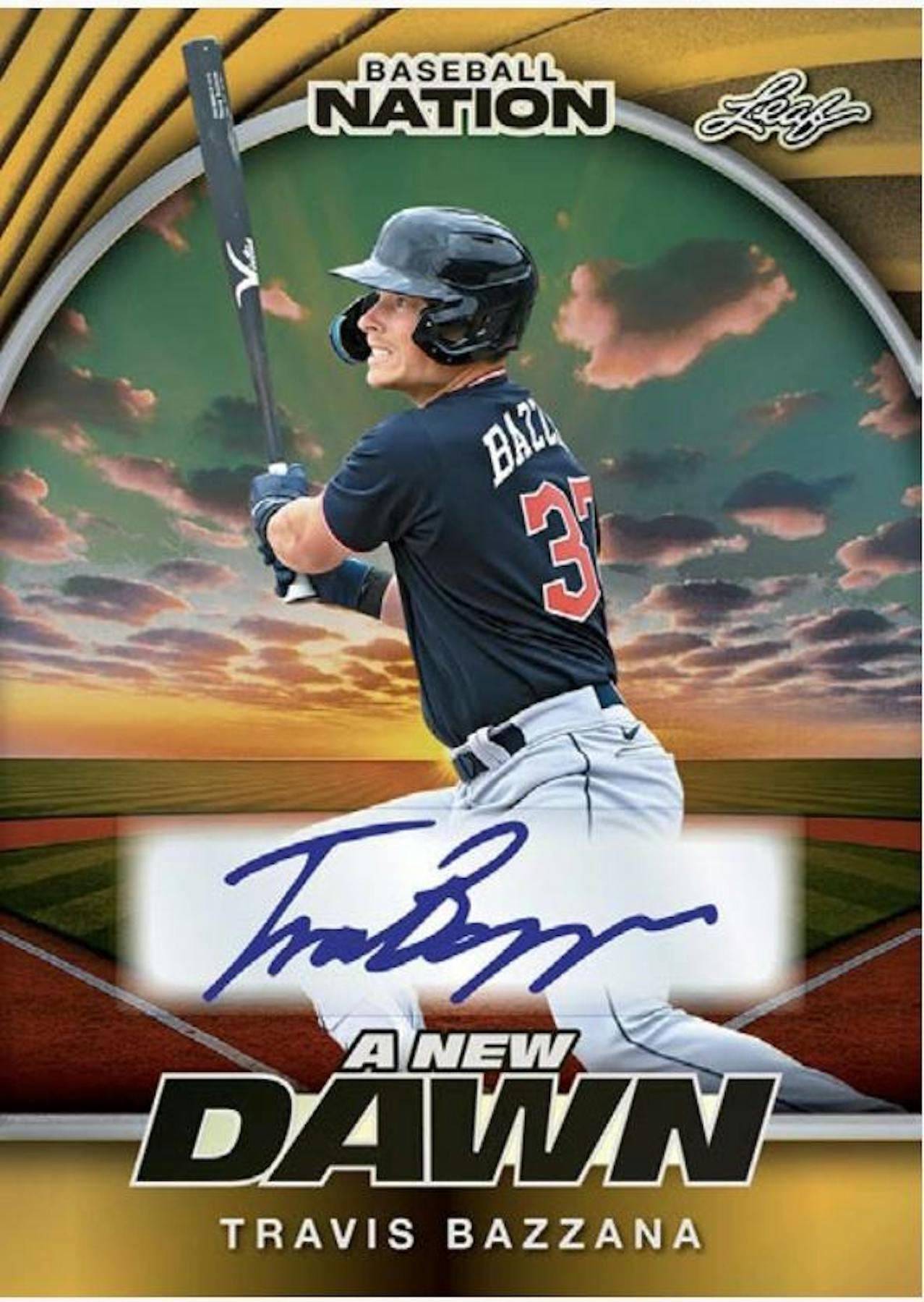 Jumbo 2025 Leaf Baseball Nation Hobby Box (9 Autos) - MLB Hobby Box