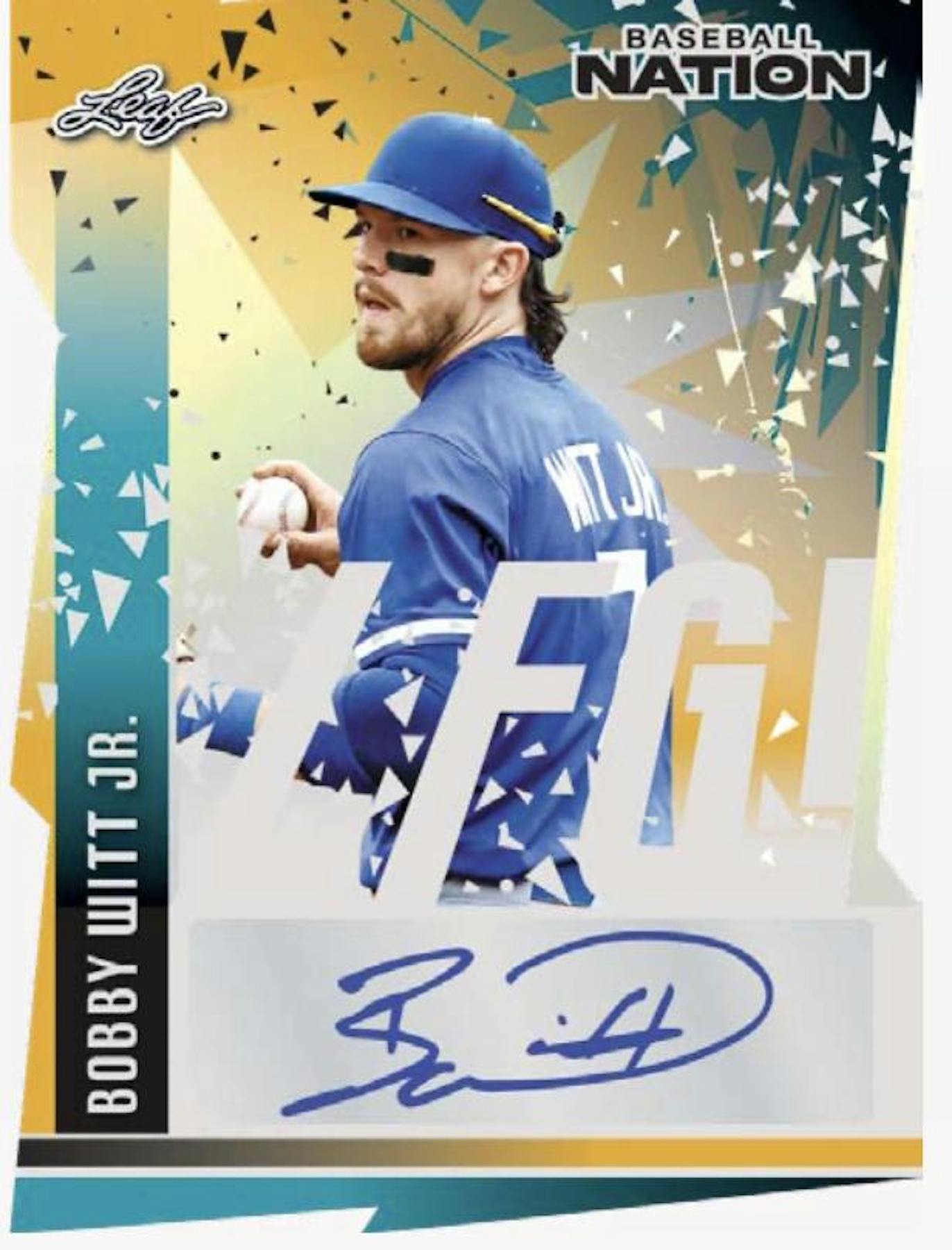 Jumbo 2025 Leaf Baseball Nation Hobby Box (9 Autos) - MLB Hobby Box