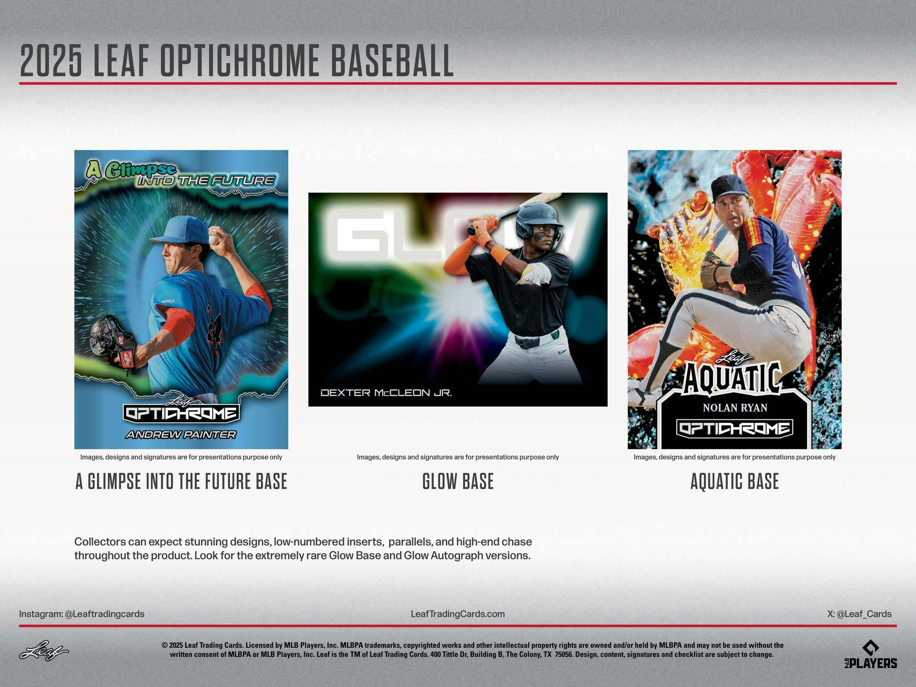 Jumbo 2025 Leaf Optichrome Baseball Hobby Box (12 Autos) - MLB Hobby Box