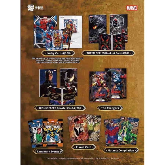 Kakawow 2025 COSMOS MARVEL Trading Cards Hobby Box (10 packs) - Trading Cards