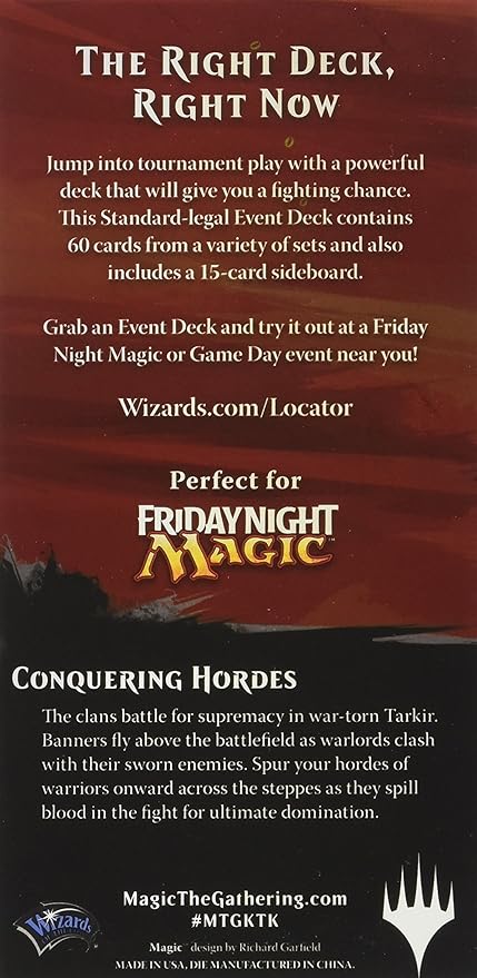 Magic the Gathering - Khans of Tarkir: Event Deck - Event Deck